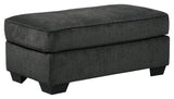 Charenton Charcoal Sofa, Loveseat, Chair And Ottoman - Ella Furniture