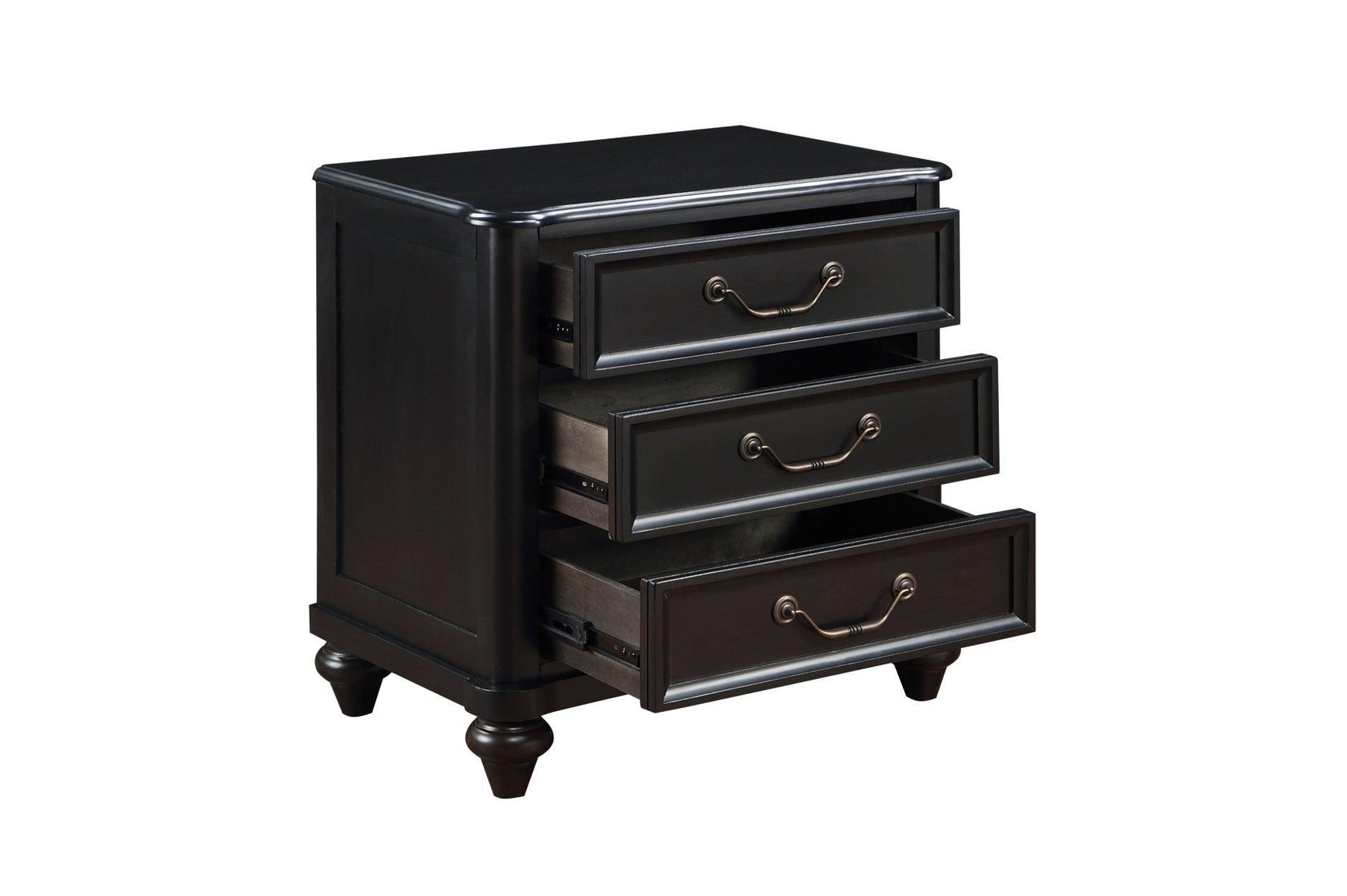 Herman Charcoal Brown Modern Contemporary Traditional Solid Wood Upholstered Bedroom Set - Ella Furniture