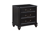 Herman Charcoal Brown Modern Contemporary Traditional Solid Wood Upholstered Bedroom Set - Ella Furniture