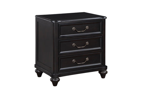 Herman Charcoal Brown Modern Contemporary Traditional Solid Wood Upholstered Bedroom Set - Ella Furniture