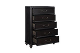 Herman Charcoal Brown Modern Contemporary Traditional Solid Wood Upholstered Bedroom Set - Ella Furniture