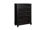 Herman Charcoal Brown Modern Contemporary Traditional Solid Wood Upholstered Bedroom Set - Ella Furniture
