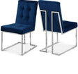 Alexis Blue Velvet Dining Chair - Ella Furniture