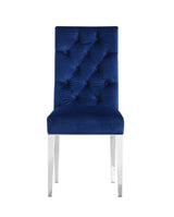 Juno Blue Velvet Dining Chair - Ella Furniture