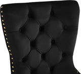 Carmen Black Velvet Dining Chair 812Black-c - Ella Furniture