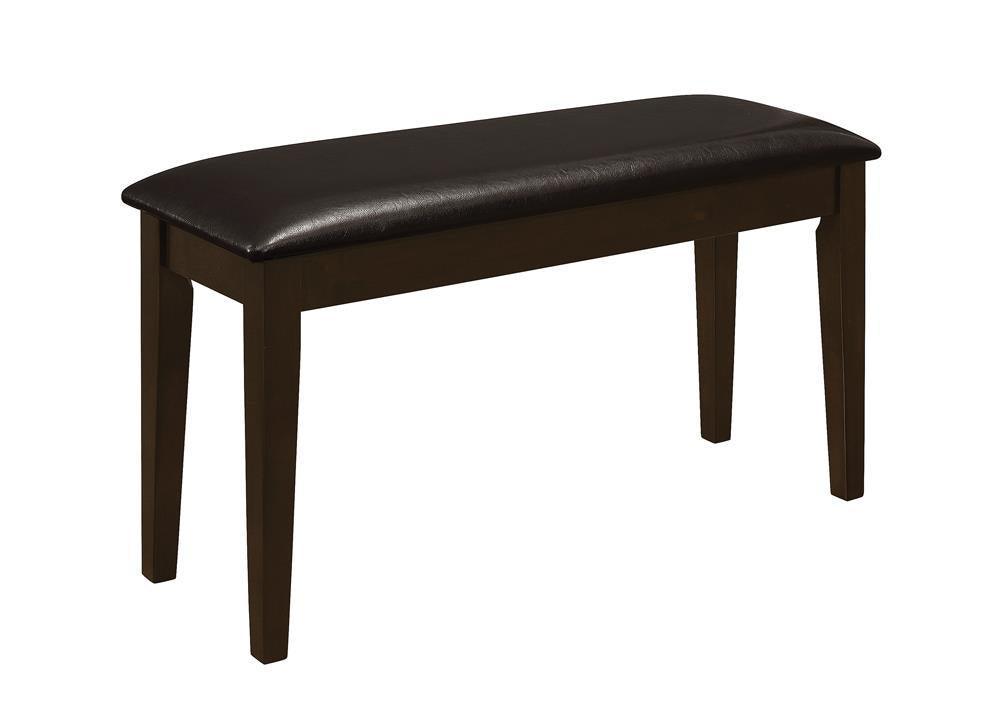 G150232 Cappuccino And Dark Brown Rectangular Dining Room Set - Ella Furniture
