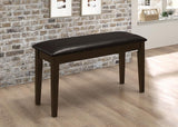 G150232 Cappuccino And Dark Brown Rectangular Dining Room Set - Ella Furniture