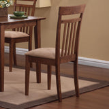 G150430 Chestnut And Tan Rectangular Dining Room Set - Ella Furniture