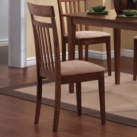 G150430 Chestnut And Tan Rectangular Dining Room Set - Ella Furniture