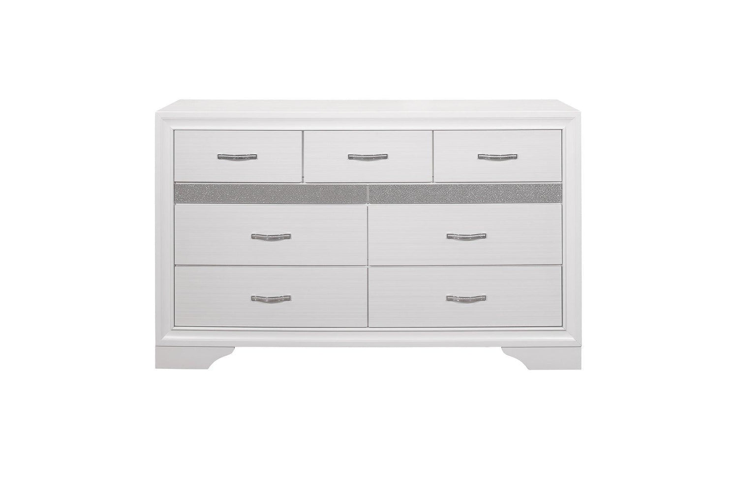 Luster White Modern Contemporary Solid Wood Faux Leather Upholstered Storage Platform Bed - Ella Furniture