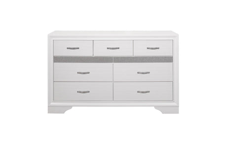 Luster White Modern Contemporary Solid Wood Faux Leather Upholstered Storage Platform Bed - Ella Furniture