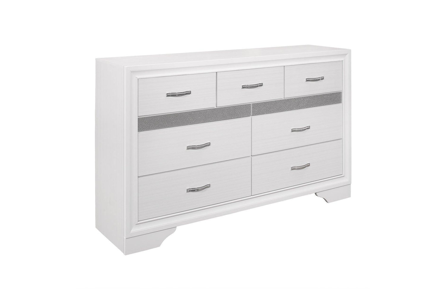 Luster White Modern Contemporary Solid Wood Faux Leather Upholstered Storage Platform Bed - Ella Furniture