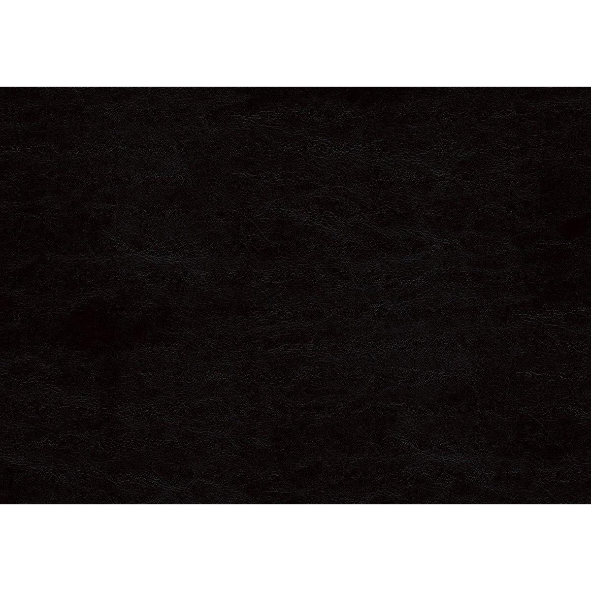 Seabright Black Painted Traditional Engineered Wood Faux Leather Upholstered Queen Panel Bed - Ella Furniture