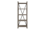 Bainbridge Gray Transitional Melamine Laminate Weathered Gray Wood Storage TV Stand - Ella Furniture