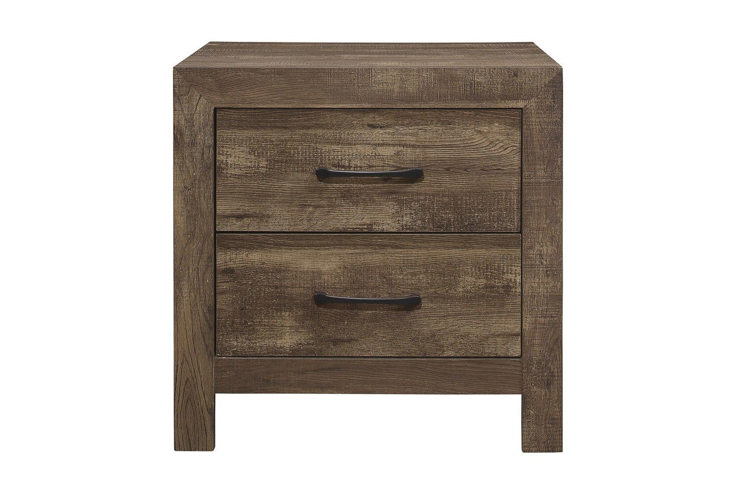 Corbin Rustic Brown Modern Contemporary Solid Wodd Youth Panel Bedroom Set - Ella Furniture