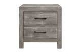 Corbin Gray Modern Contemporary Faux Wood And Veneers Youth Panel Bedroom Set - Ella Furniture