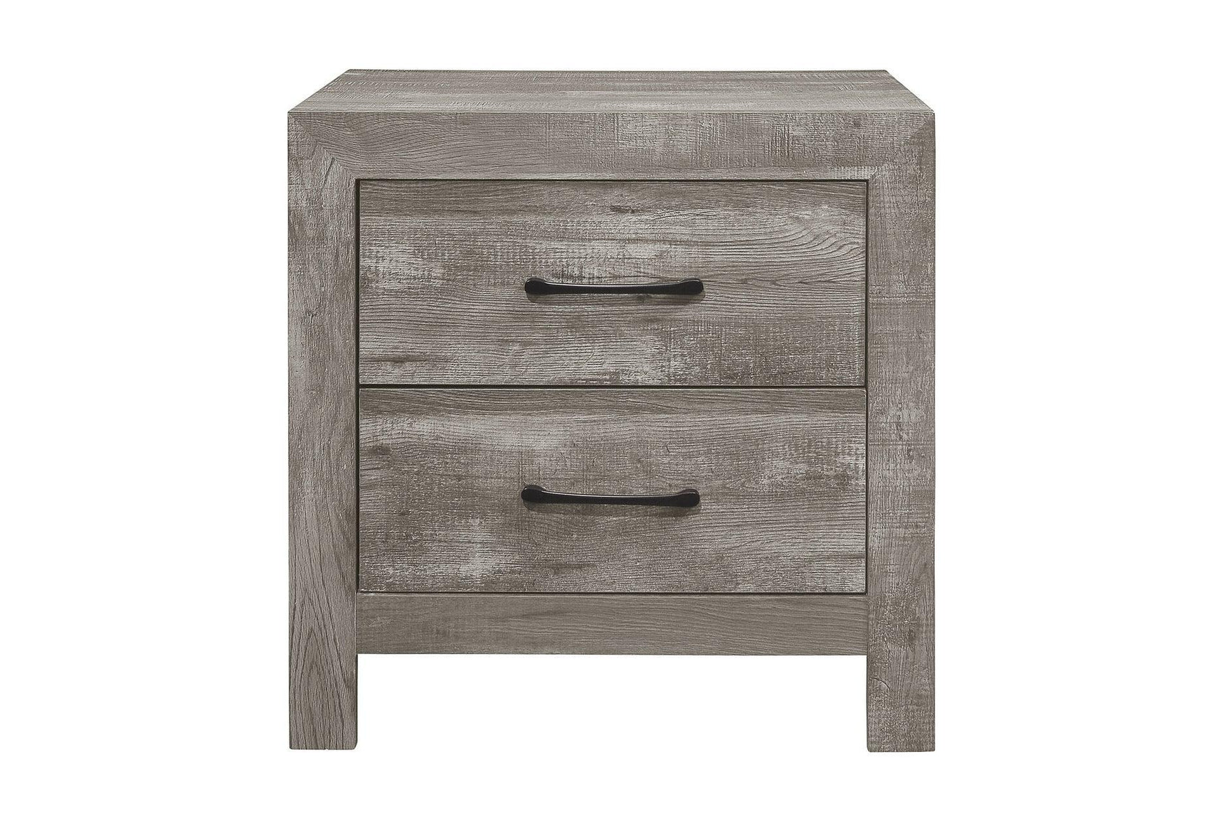 Corbin Gray Modern Contemporary Faux Wood And Veneers Youth Panel Bedroom Set - Ella Furniture