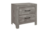 Corbin Gray Modern Contemporary Faux Wood And Veneers Youth Panel Bedroom Set - Ella Furniture