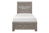 Corbin Gray Modern Contemporary Faux Wood And Veneers Panel Bedroom Set - Ella Furniture