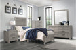 Corbin Gray Modern Contemporary Faux Wood And Veneers Youth Panel Bedroom Set - Ella Furniture