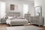 Corbin Gray Modern Contemporary Faux Wood And Veneers Youth Panel Bedroom Set - Ella Furniture