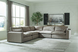 Next-gen Gaucho Putty 5-Piece Sectional - Ella Furniture