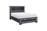 Rosemont Midnight Blue Modern Contemporary Solid Wood Bedroom Set - Ella Furniture