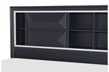 Rosemont Midnight Blue Modern Contemporary Solid Wood Bedroom Set - Ella Furniture