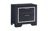 Rosemont Midnight Blue Modern Contemporary Solid Wood Bedroom Set - Ella Furniture