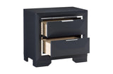 Rosemont Midnight Blue Modern Contemporary Solid Wood Bedroom Set - Ella Furniture