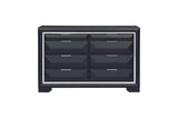 Rosemont Midnight Blue Modern Contemporary Solid Wood Bedroom Set - Ella Furniture