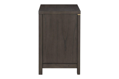 Scarlett Brownish Gray Modern Contemporary Solid Wood Fabric Upholstered Panel Bedroom Set - Ella Furniture