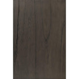 Scarlett Brownish Gray Mindy Veneer Wood And Engineered Wood Fabric Upholstered LED Queen Panel Bed - Ella Furniture
