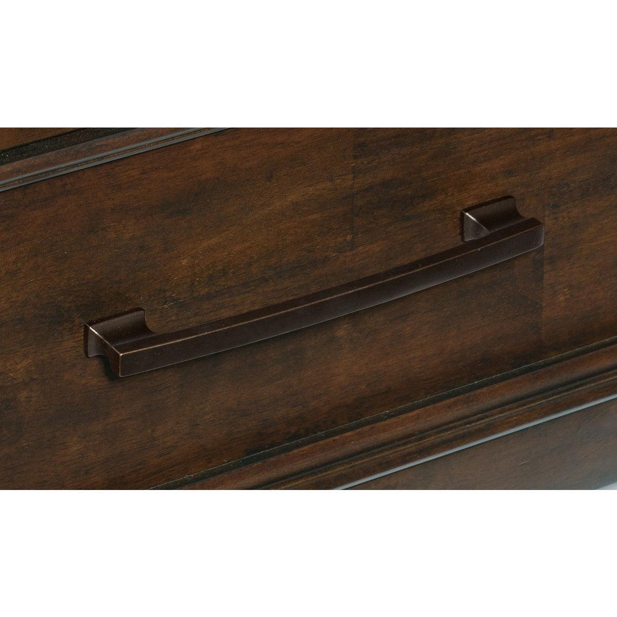 Logandale Brown Modern Transitional Mango Veneer Wood And Engineered Wood King Sleigh Bed - Ella Furniture