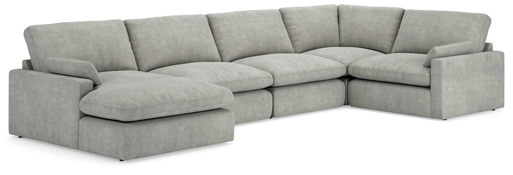 Sophie Gray 5-Piece Sectional With Chaise 15705S6 - Ella Furniture