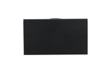 Salon Black Modern Contemporary Solid Wood Faux Leather Upholstered Tufted LED Panel Bedroom Set - Ella Furniture