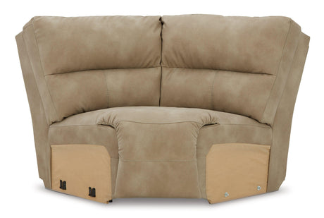 Next-gen Durapella Sand 4-Piece Power Reclining Sectional - Ella Furniture