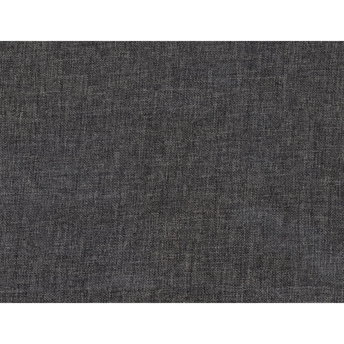 Samuel Gray Modern Metal Frame Polyester Textured Upholstered Tufted Queen Platform Bed - Ella Furniture