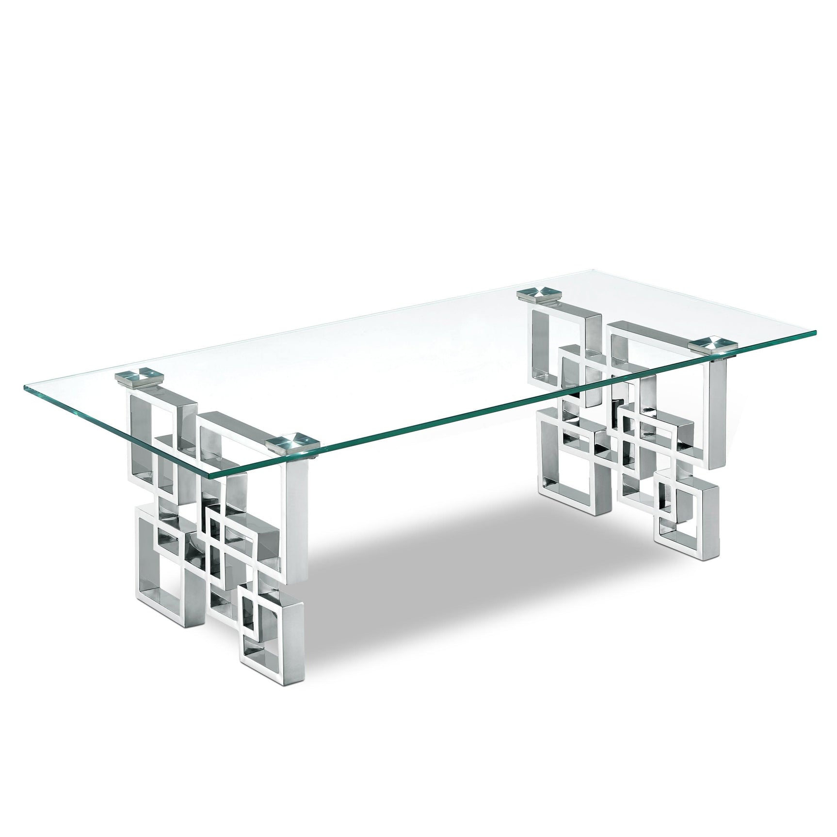 Alexis C Chrome Coffee Table - Ella Furniture