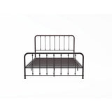Larkspur Dark Bronze Modern Classic Metal King Platform Bed - Ella Furniture