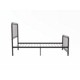 Larkspur Dark Bronze Modern Traditional Metal Frame Twin Platform Bed - Ella Furniture