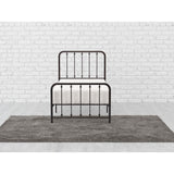 Larkspur Dark Bronze Modern Traditional Metal Frame Twin Platform Bed - Ella Furniture