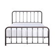 Larkspur Dark Bronze Modern Traditional Metal Frame Full Platform Bed - Ella Furniture