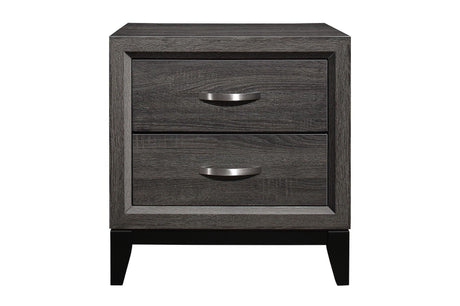 Davi Natural Modern Contemporary Solid Wood Youth Panel Bedroom Set - Ella Furniture