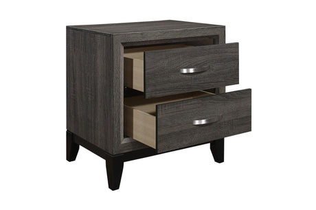 Davi Natural Modern Contemporary Solid Wood Youth Panel Bedroom Set - Ella Furniture