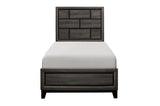 Davi Natural Modern Contemporary Solid Wood Youth Panel Bedroom Set - Ella Furniture