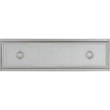 Avondole Silver Modern Traditional Wood And Engineered Wood Vanity Dresser With Mirror - Ella Furniture