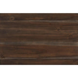 Parnell Distressed Espresso Modern Acacia Veneer Wood And Engineered Wood Queen Panel Bed - Ella Furniture