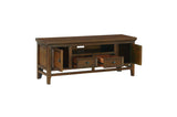 Frazier Park Brown Cherry Traditional Mindy Veneer Wood And Engineered Wood Storage Tv Stand - Ella Furniture