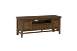 Frazier Park Brown Cherry Traditional Mindy Veneer Wood And Engineered Wood Storage Tv Stand - Ella Furniture